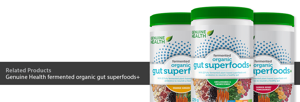 Genuine Health fermented organic gut superfoods+