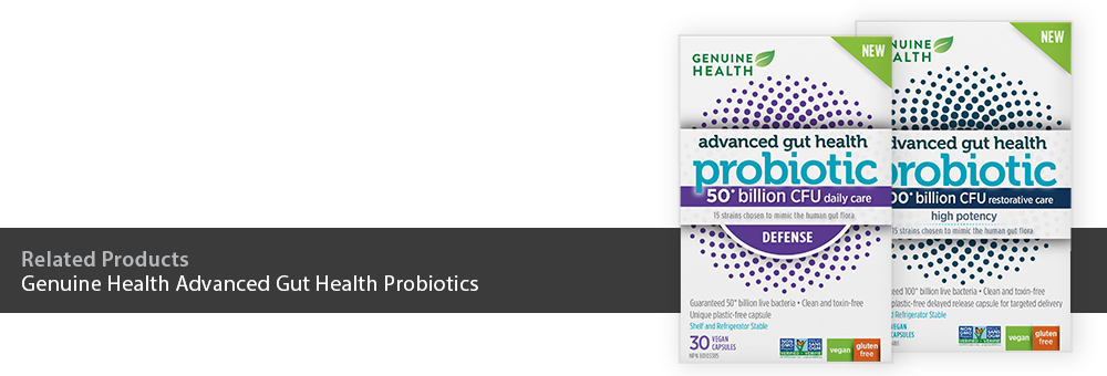 Genuine Health Advanced Gut Health Probiotics