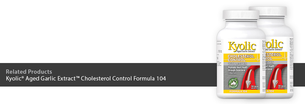 Kyolic Aged Garlic Extract Cholesterol Control Formula 104