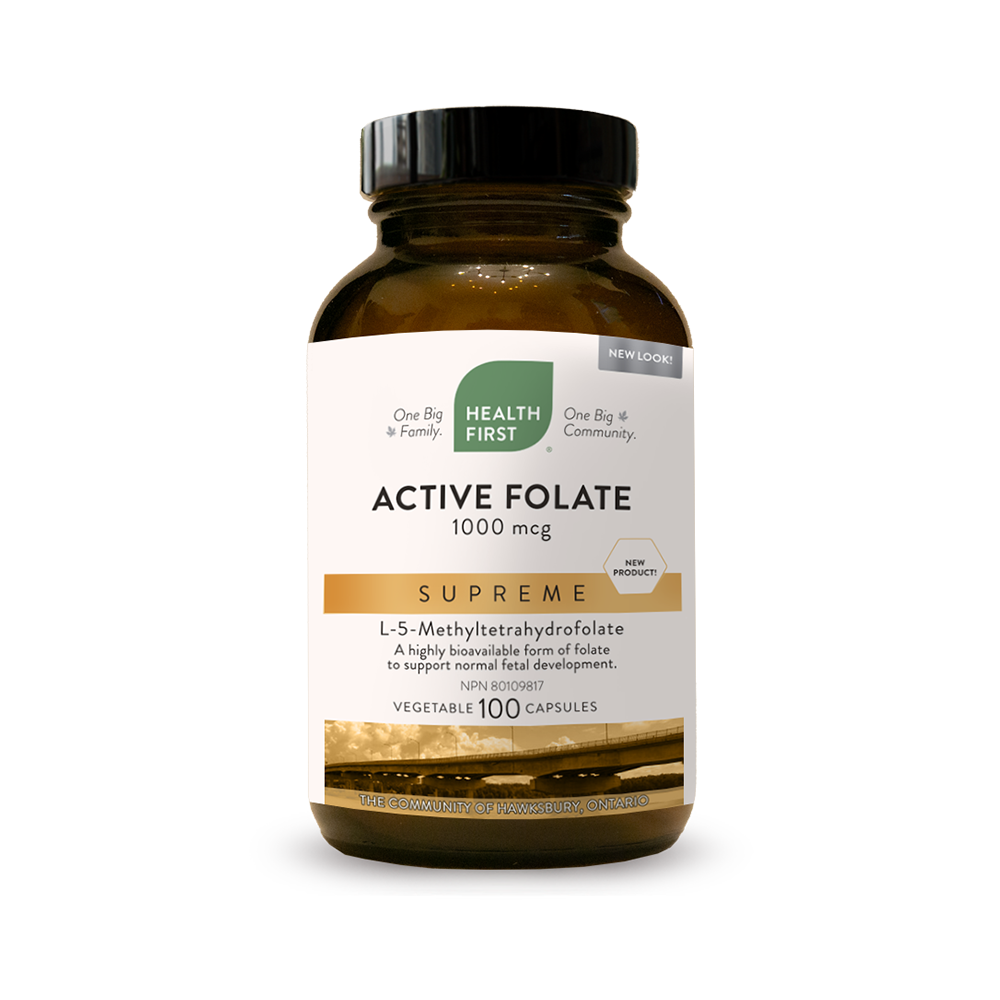 Active Folate Supreme 100 vegetable capsules
