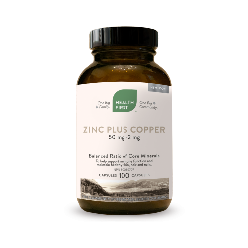 Health First Zinc Plus Copper 100 capsules
