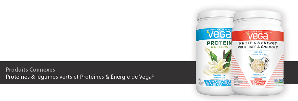 Protéines & légumes verts et Protéines & Énergie de Vega