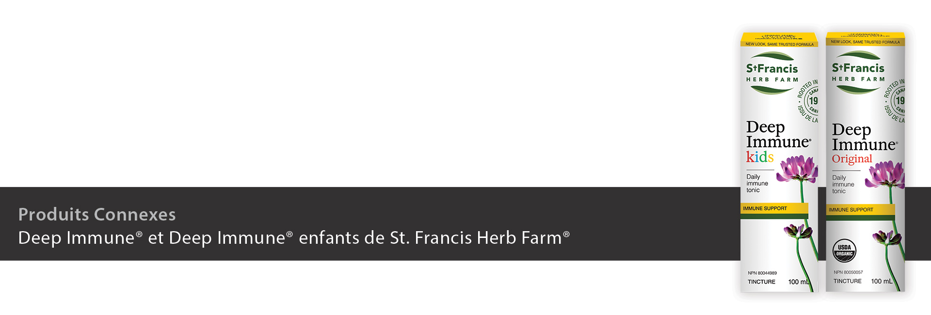 Deep Immune et Deep Immune® enfants de St. Francis Herb Farm