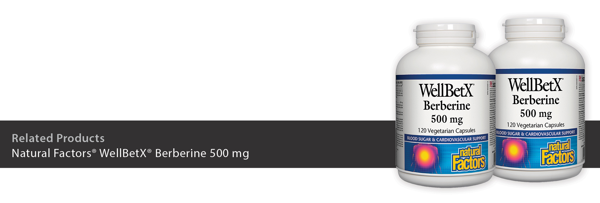 Natural Factors® WellBetX Berberine 500 mg