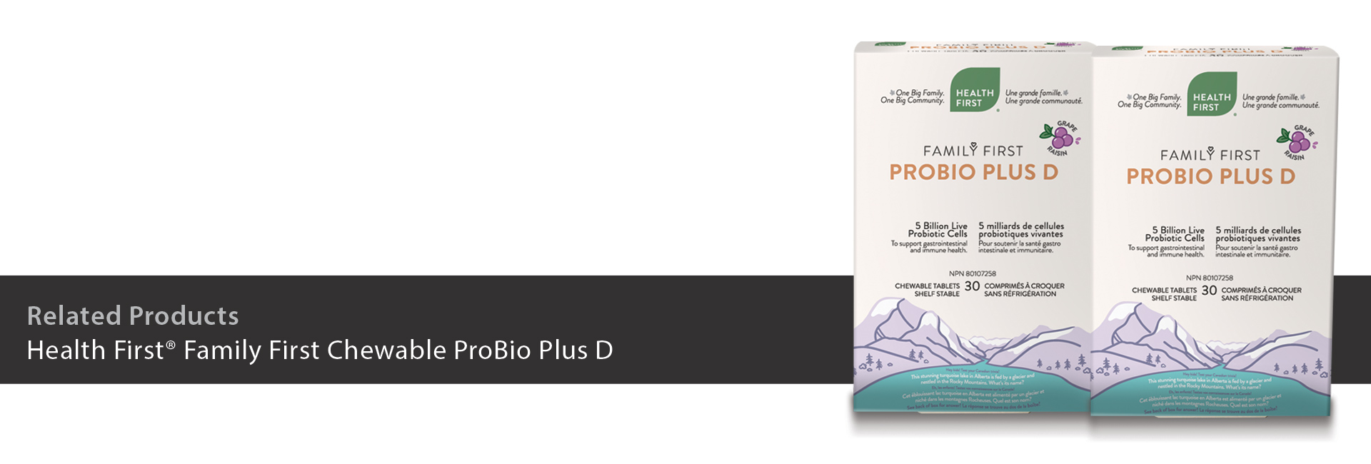 Health First Family First Chewable ProBio Plus D