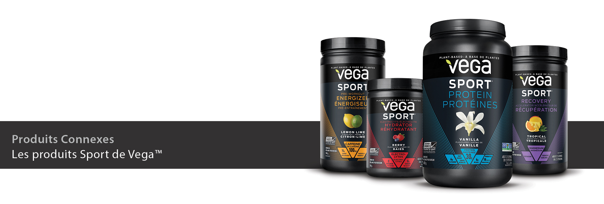 Les produits Sport de Vega