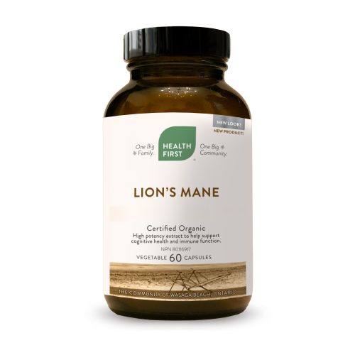 Health First Lion's Mane, 60 vegetable capsules