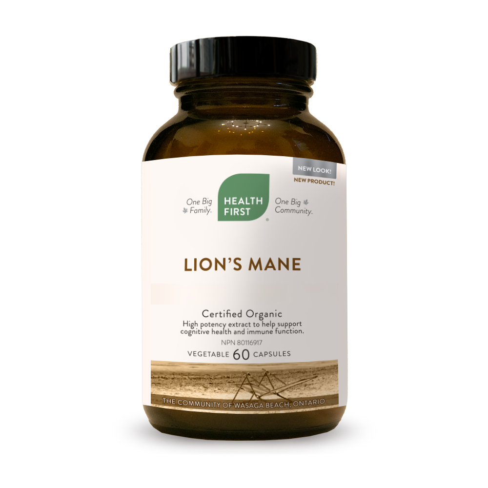 Health First Lion's Mane, 60 vegetable capsules