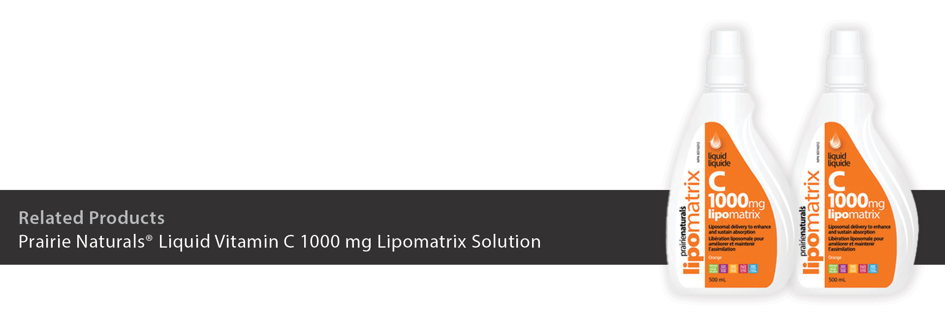Prairie Naturals Liquid Vitamin C 1000 mg Lipomatrix Solution