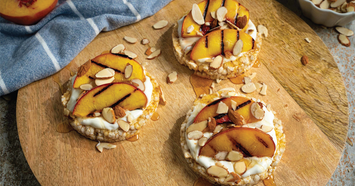 Lundberg Peaches & Cream Rice Cakes